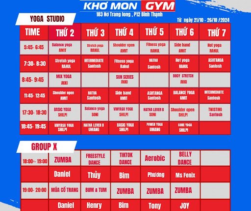 Khơ Mon Gym Bình Thạnh