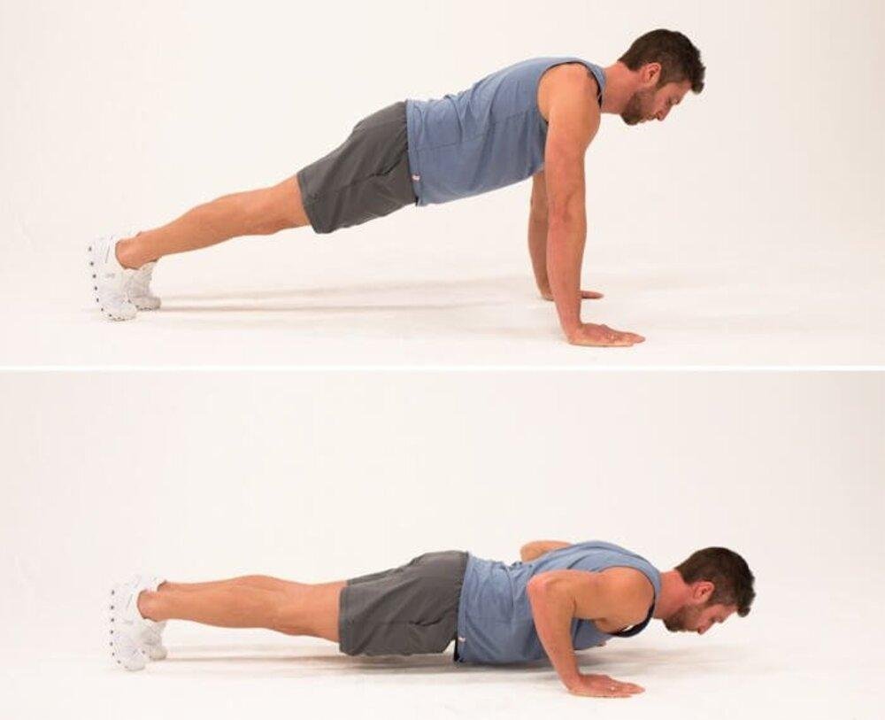 Bài Tập Bodyweight: Hướng Dẫn Chi Tiết Cho Người Mới Bắt Đầu Hình ảnh kỹ thuật chống đẩy push-up đúng cho người mới bắt đầu