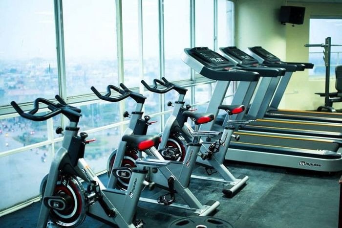 Không gian tập luyện năng động tại 123 Gym Club Hải Phòng