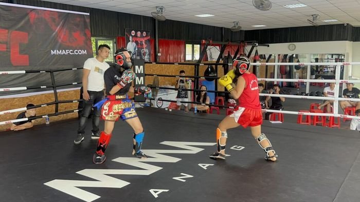 Không khí tập luyện sôi động tại Fighter MMA Đà Nẵng