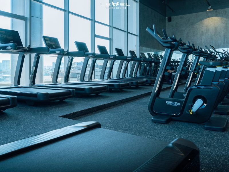 Hình ảnh minh họa hướng dẫn tập luyện tại Level Fitness Center.