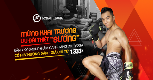 Top 5 Trung Tâm Yoga Gần Cách Mạng Tháng Tám, TP.HCM Giá Rẻ, Tốt Nhất Sweat Home Fitness & Yoga Studio - Yoga gần Cách Mạng Tháng Tám